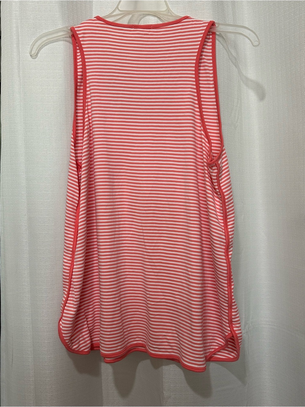 Lakes Luxury brand ..Women’s Coral Stripe Tank & Solid Lounge Pant Set - Picture 4 of 5